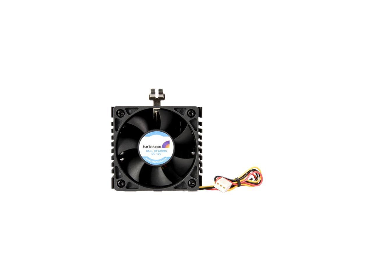 StarTech.com FAN370PRO 58mm Ball 65x60x45mm Socket 7/370 CPU Cooler Fan w/ Heatsink & TX3 connector