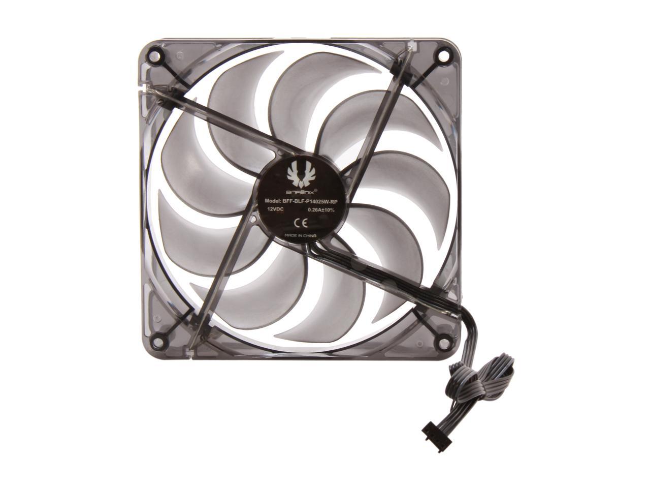 BitFenix Spectre PWM BFF-BLF-P14025W-RP 140mm White LED Case Fan