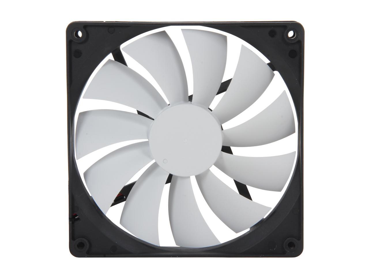 Fractal Design Silent Series R2 140mm Silence Optimized Hydraulic Bearing Black/White Computer Case Fan