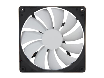 Fractal Design Silent Series R2 140mm Silence Optimized Hydraulic Bearing Black/White Computer Case Fan