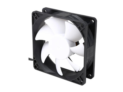 Fractal Design Silent Series R3 80mm Silence Optimized Rifle Bearing Black/White Computer Case Fan