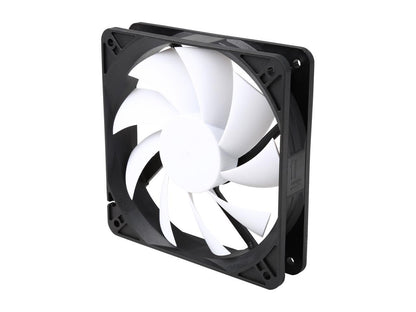 Fractal Design Silent Series R3 120mm Silence Optimized Rifle Bearing Black/White Computer Case Fan