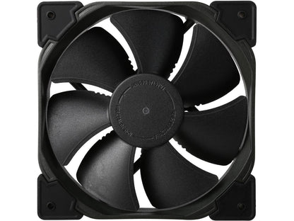 Fractal Design Venturi HP Series Black Fluid Dynamic Bearing High Pressure PWM 120mm Radiator/Heatsink Optimized Fan