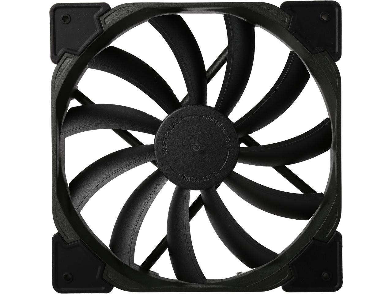 Fractal Design Venturi HF Series Black Fluid Dynamic Bearing High Airflow 140mm Case Fan