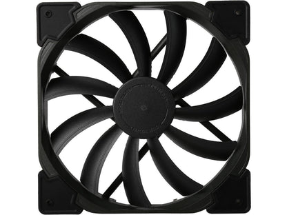 Fractal Design Venturi HF Series Black Fluid Dynamic Bearing High Airflow 140mm Case Fan
