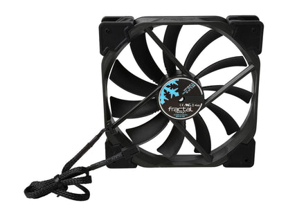 Fractal Design Venturi HF Series Black Fluid Dynamic Bearing High Airflow 140mm Case Fan