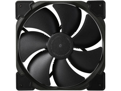 Fractal Design Venturi HP Series Black Fluid Dynamic Bearing High Pressure PWM 140mm Radiator/Heatsink Optimized Fan