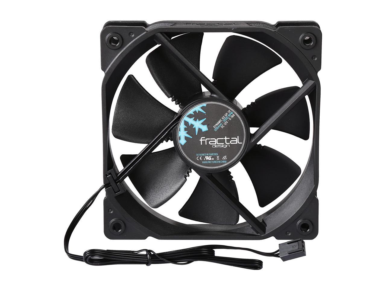 Fractal Design Dynamic X2 GP-12 120mm Black Edition FD-FAN-DYN-X2-GP12-BK 120mm Case Fan