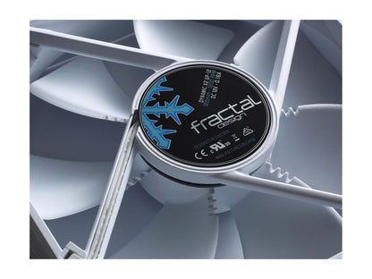 Fractal Design Dynamic X2 GP-12 120mm High Durability Long Life Sleeve Bearing White Edition Computer Case Fan