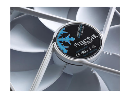 Fractal Design Dynamic X2 GP-14 140mm High Durability Long Life Sleeve Bearing White Edition Computer Case Fan