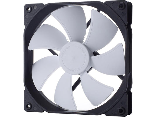 Fractal Design Dynamic X2 PWM GP-14 140mm High Durability Long Life Sleeve Bearing Black/White Radiator Optimized Computer Case Fan