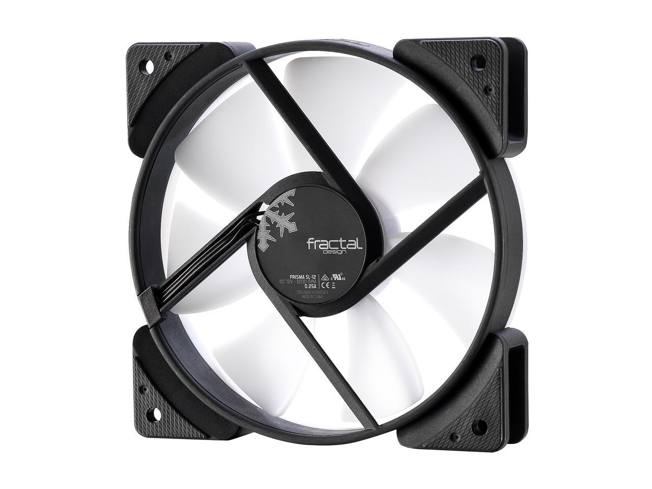 Fractal Design Prisma SL-12 120mm Red LED Long Life Sleeve Bearing Computer Case Fan