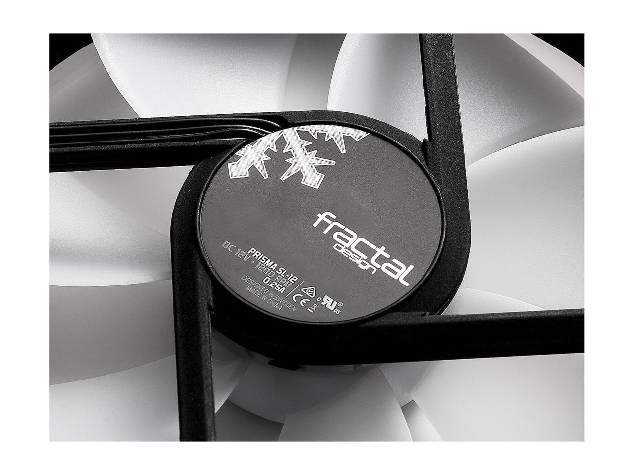 Fractal Design Prisma SL-12 120mm Red LED Long Life Sleeve Bearing Computer Case Fan