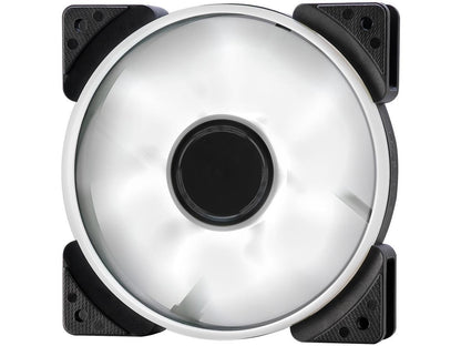 Fractal Design Prisma SL-12 120mm White LED Long Life Sleeve Bearing Computer Case Fan