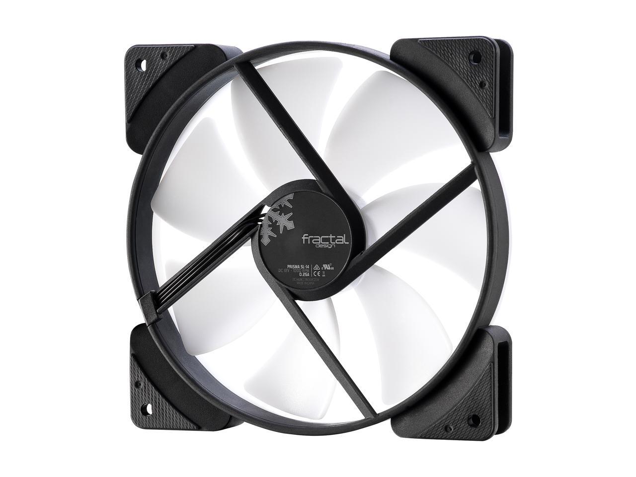 Fractal Design Prisma SL-14 140mm Red LED Long Life Sleeve Bearing Computer Case Fan