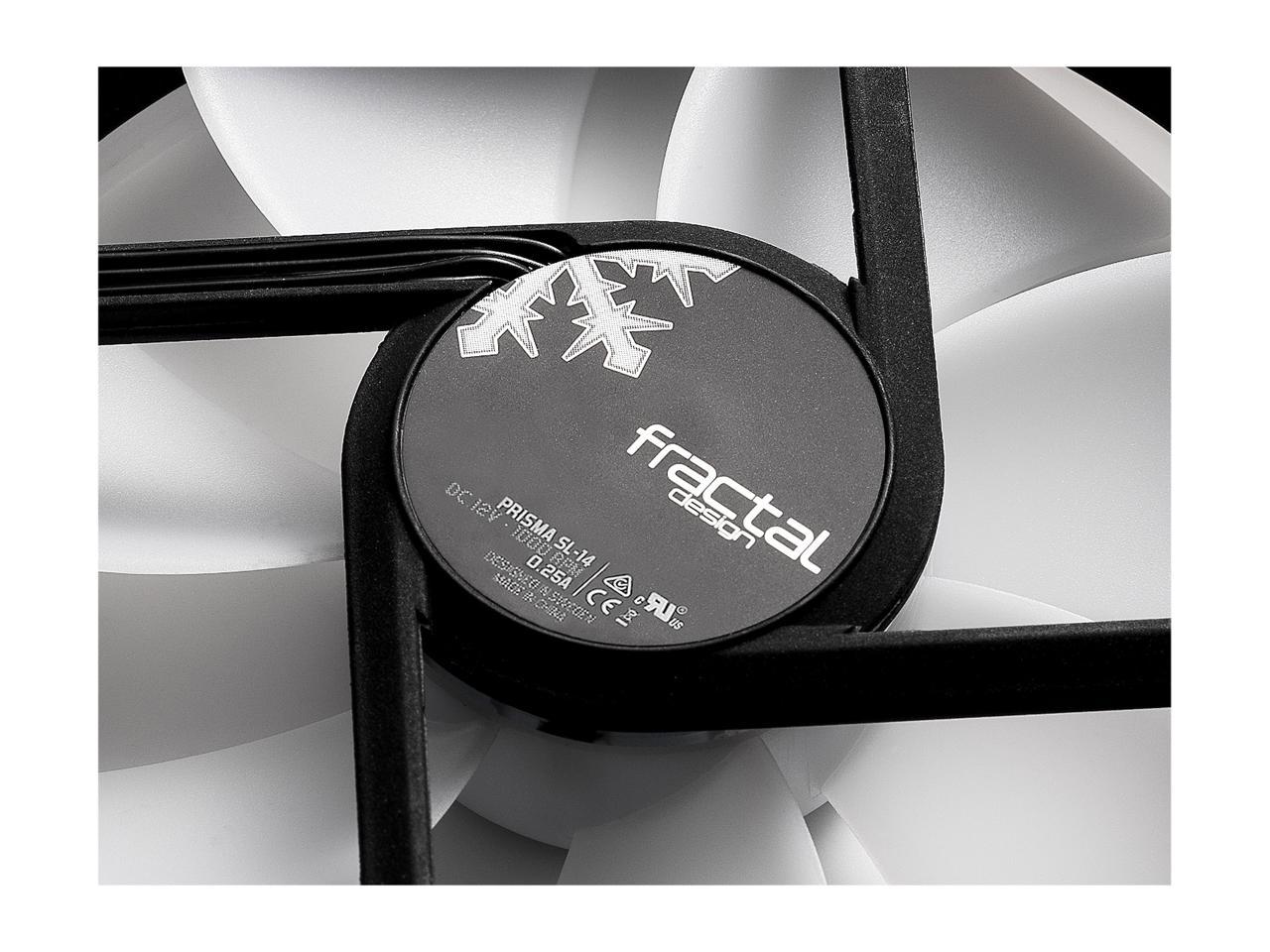 Fractal Design Prisma SL-14 140mm Red LED Long Life Sleeve Bearing Computer Case Fan