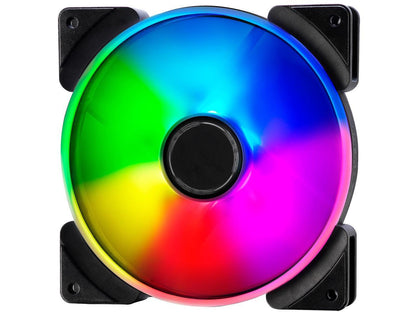 Fractal Design Prisma AL-14 PWM 140mm Addressable RGB LED Long Life Sleeve Bearing Computer Case Fan