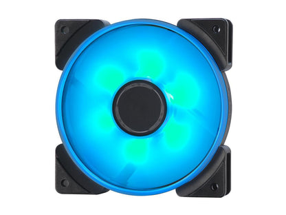 Fractal Design Prisma AL-12 PWM 120mm Addressable RGB LED Long Life Sleeve Bearing Computer Case Fan 3-Pack