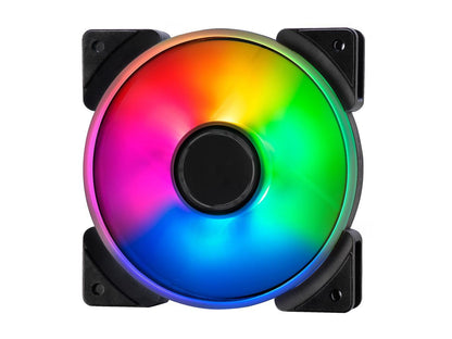 Fractal Design Prisma AL-12 PWM 120mm Addressable RGB LED Long Life Sleeve Bearing Computer Case Fan 3-Pack