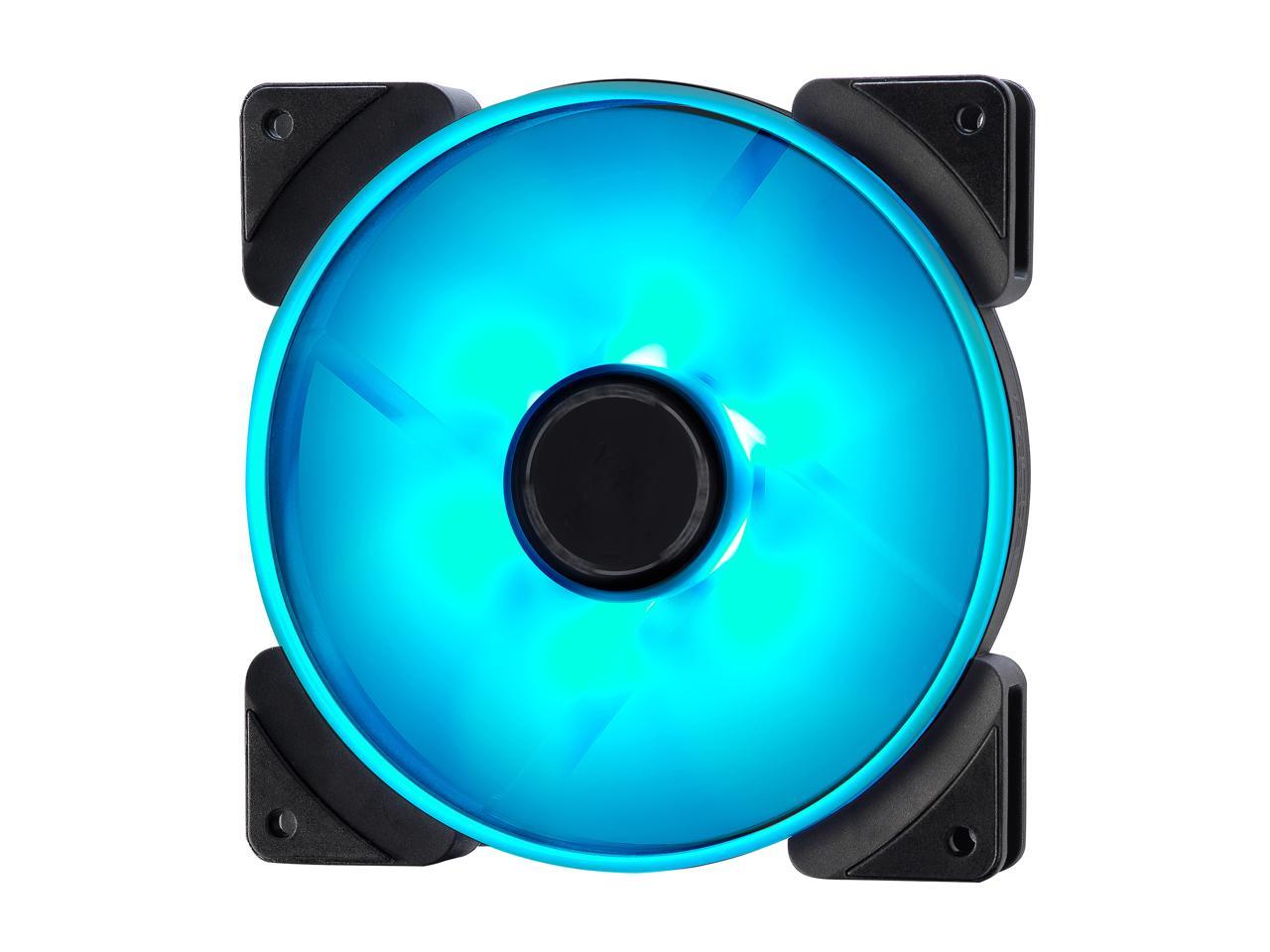Fractal Design Prisma AL-14 PWM 140mm Addressable RGB LED Long Life Sleeve Bearing Computer Case Fan 3-Pack