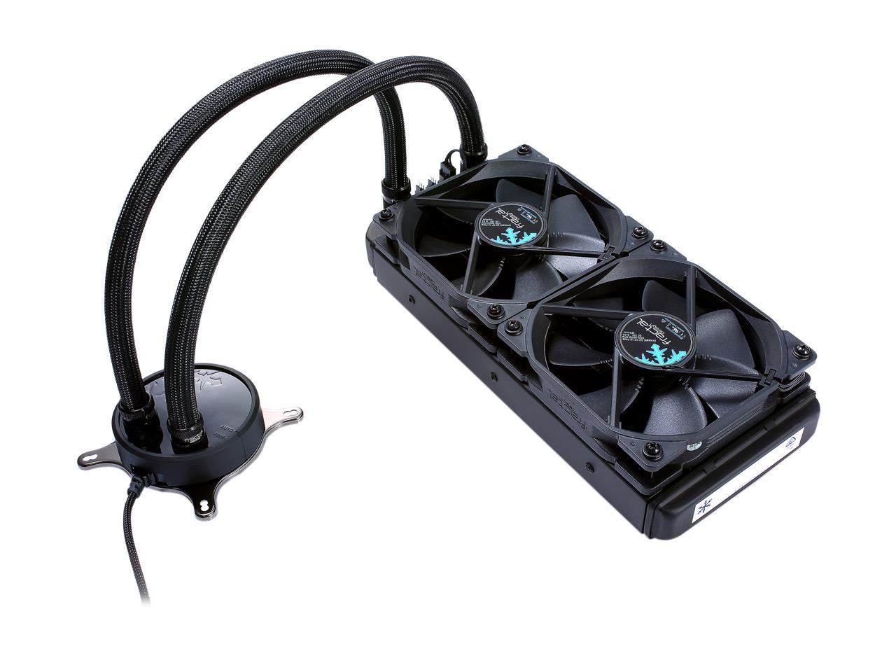 Fractal Design Celsius S24 Blackout 240mm Silent High Performance Slim Expandable All-In-One CPU Liquid / Water Cooler