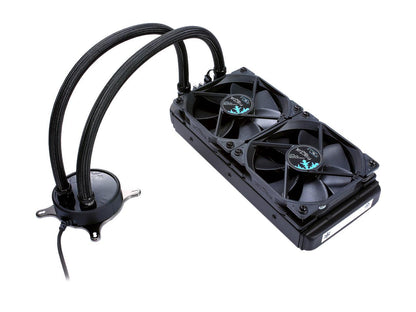 Fractal Design Celsius S24 Blackout 240mm Silent High Performance Slim Expandable All-In-One CPU Liquid / Water Cooler