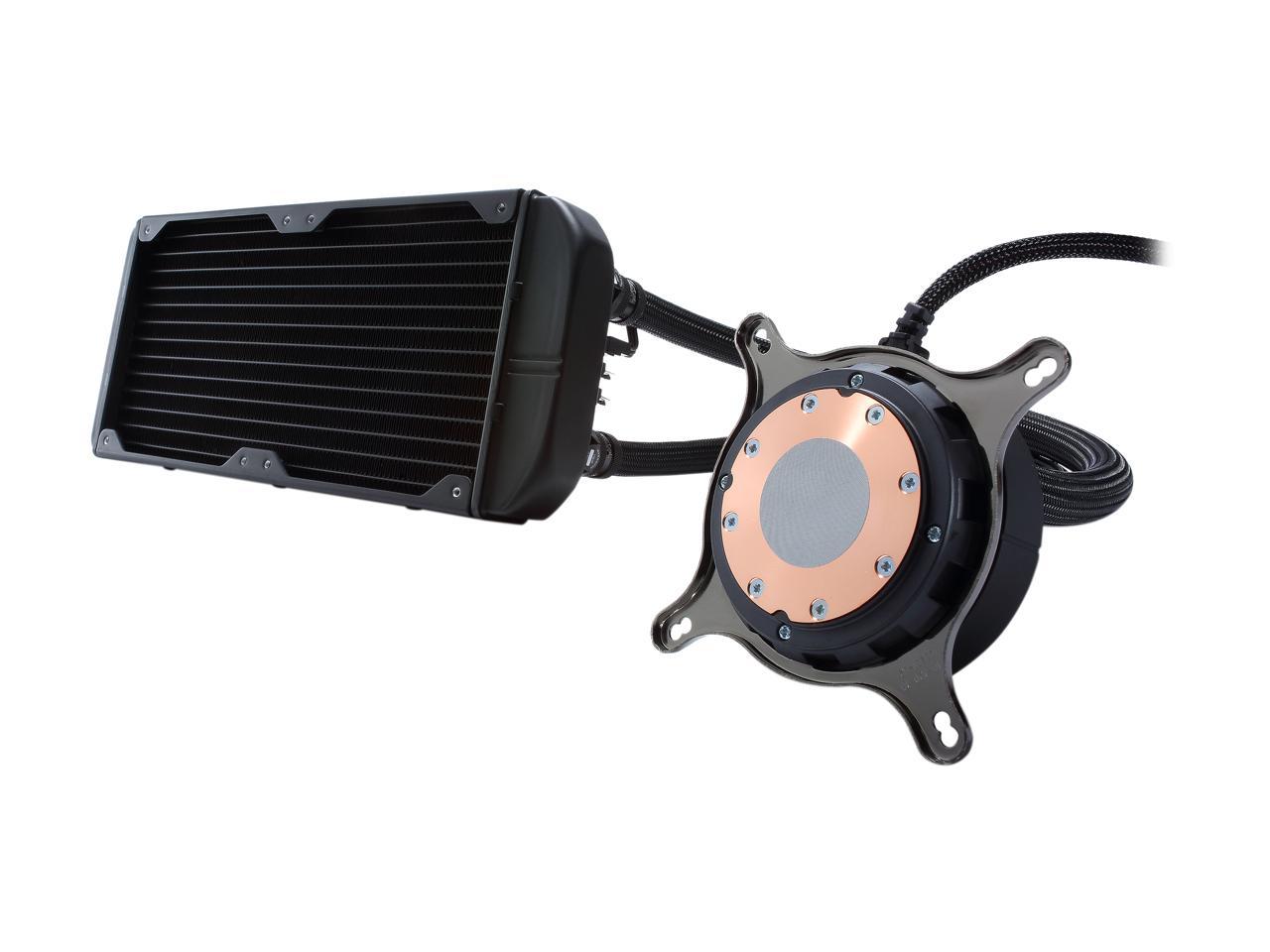 Fractal Design Celsius S24 Blackout 240mm Silent High Performance Slim Expandable All-In-One CPU Liquid / Water Cooler