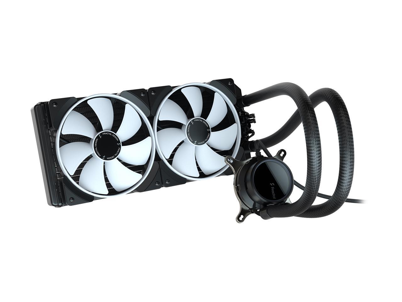Fractal Design Celsius+ S28 Prisma PWM ARGB 280mm Silent Performance Slim Radiator AIO CPU Liquid/Water Cooler