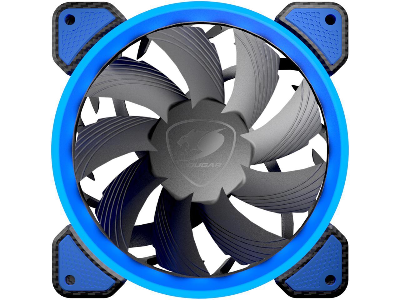 Cougar Hydraulic Vortex FB 120 mm Blue LED Cooling Fan. CF-V12FB
