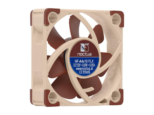 Noctua NF-A4x10 FLX, Premium Quiet Fan, 3-Pin (40x10mm, Brown)