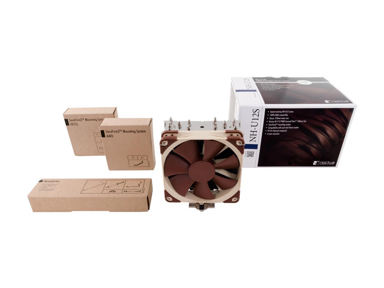 Noctua NH-U12S 120x120x25mm ( NF-F12 PWM) SSO2-Bearing ( Self-stabilising oil-presure bearing ) CPU Cooler