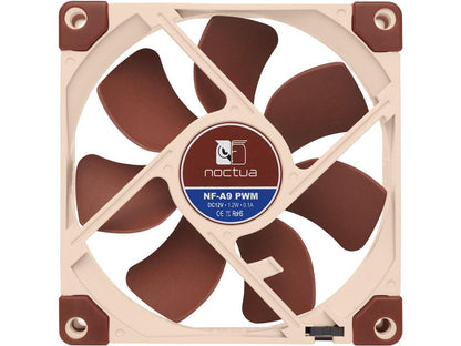 Noctua NF-A9 PWM, Premium Quiet Fan, 4-Pin (92mm, Brown)
