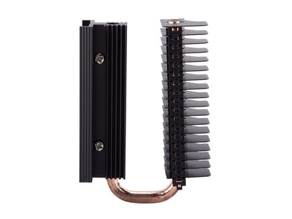 Athena Power CO-HM2CP Xinshis-M.2 SSD Radiator Cooler with Heat Pipe, SATA NVMe NGFF M.2 SSD Cooler, Compatible with PCIE NVME M.2 2280 SSD and SATA M.2 2280 SSD. With Thermal Silica Pad (Excluding SSD)