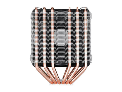 DEEPCOOL NEPTWIN V2-CPU Cooler Dual 120mm LED PWM Fans Twin-tower Polished Copper Base Metal Mounting Kit Support LGA2066/AM4