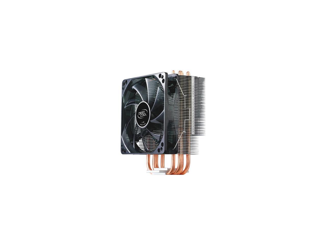 DEEPCOOL GAMMAXX 400 CPU Air Cooler 4 Direct Contact Heatpipes, 120mm PWM Fan with Blue LED, Multi-platform Intel/AMD CPUs (AM4 Compatible)