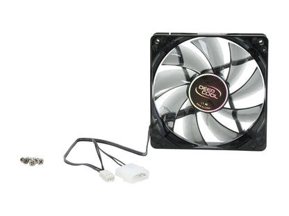 DEEPCOOL WIND BLADE 120 Hydro Bearing Semi-transparent Black Fan with Blue LED