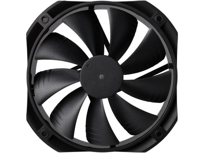 DEEPCOOL GF 140 Black FDB Bearing PWM Fan Detachable, Rubber Coating De-vibration Deep Silent