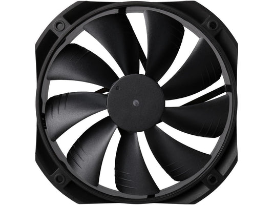 DEEPCOOL GF 140 Black FDB Bearing PWM Fan Detachable, Rubber Coating De-vibration Deep Silent