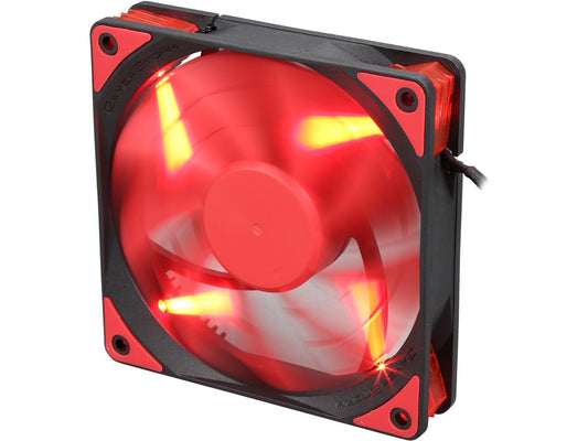 DEEPCOOL TF120 RED - FDB Bearing 120mm RED LED Silent PWM Fan for Computer Cases