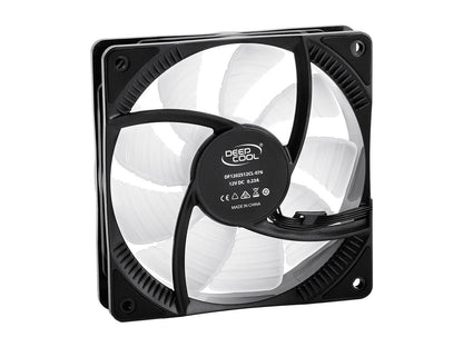 DEEPCOOL RF 120 (3 in 1) Ultra Quiet PWM Fan 6 High Brightness Controllable RGB LED Lights (Controlling up to 6 RGB Devices Connected)