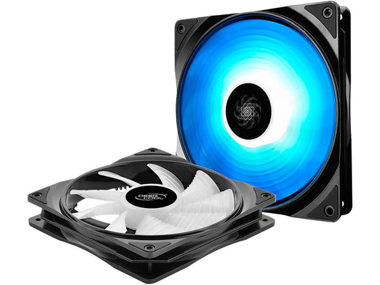 Deepcool RF 140(2 in 1) Ultra Quiet Intelligent PWM Fan 6 High Brightness Controllable RGB LED Lights (Controlling up to 6 DEEPCOOL RGB Devices Connected)