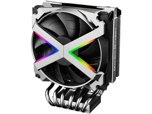DEEPCOOL Gamer Storm Fryzen TR4 Addressable RGB Motherboard Control 6 Boot-shaped Heatpipes Metal Frame Fan 16.7 M True Color RGB Supports AMD TR4/AM4