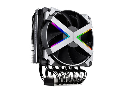 DEEPCOOL Gamer Storm Fryzen TR4 Addressable RGB Motherboard Control 6 Boot-shaped Heatpipes Metal Frame Fan 16.7 M True Color RGB Supports AMD TR4/AM4