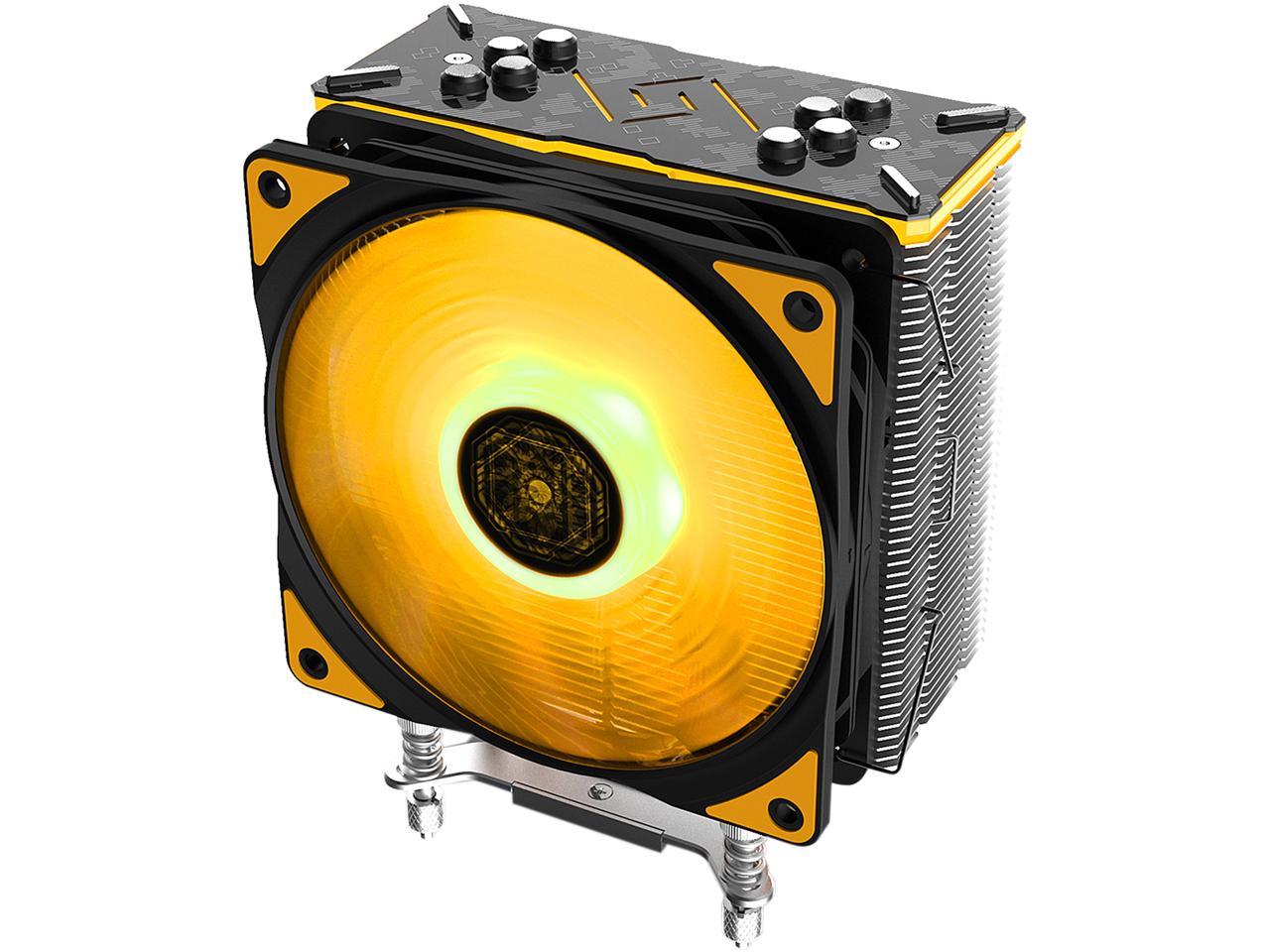 DEEPCOOL GAMMAXX GT TGA TUF Gaming Alliance Edition Synchronized RGB all-aluminum Housing and Fan CPU Air Cooler 4 Heatpipes easy installation