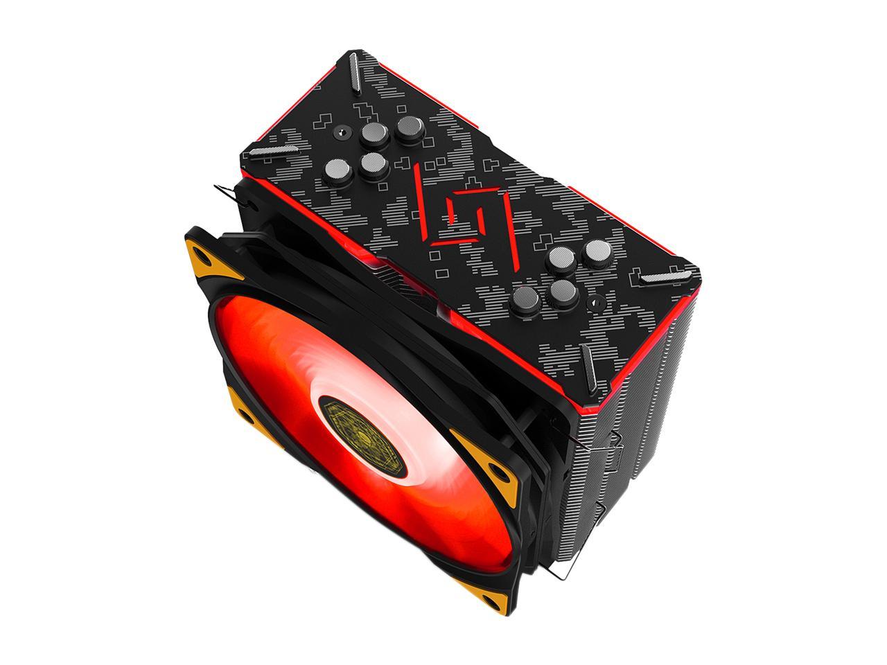 DEEPCOOL GAMMAXX GT TGA TUF Gaming Alliance Edition Synchronized RGB all-aluminum Housing and Fan CPU Air Cooler 4 Heatpipes easy installation