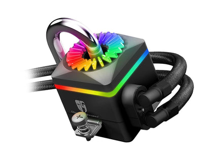 DEEPCOOL GAMERSTORM CAPTAIN 240PRO V2, Addressable RGB AIO Liquid CPU Cooler, 240mm Radiator,Anti-Leak Technology Inside, Cable Controller and 5V ADD RGB 3-Pin Motherboard Control, TR4/AM4 Compatible