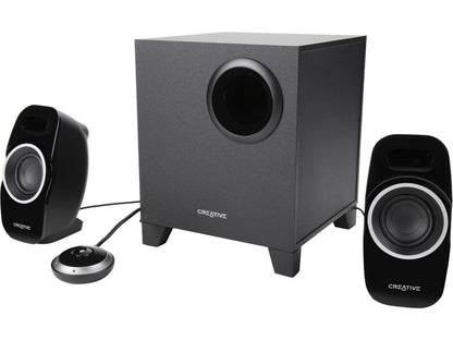 Creative T3250 (51MF0450AA003) 2.1 Bluetooth Wireless Desktop Speakers with Subwoofer and Audio Control Pod