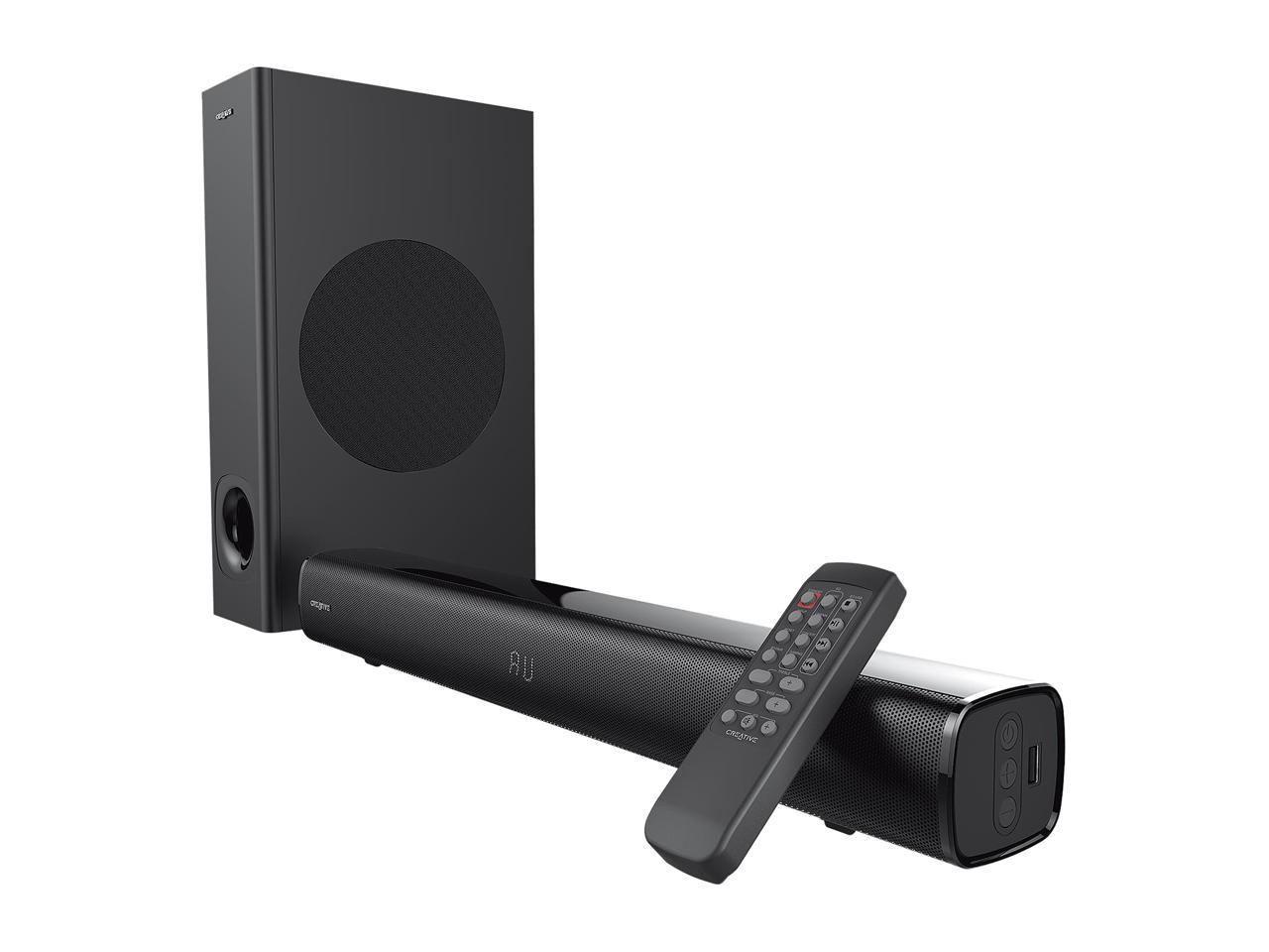 Creative Stage 2.1 High Performance Under-monitor Soundbar with Subwoofer