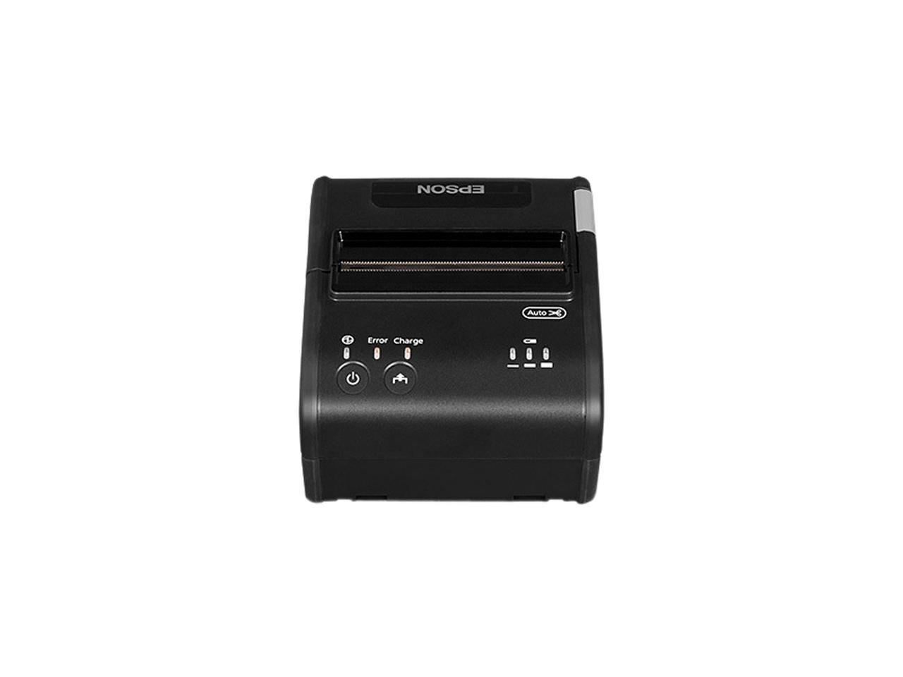 Epson C31CD70751 TM-P80 Plus, 3" Wireless Mobile Receipt Printer, Bluetooth, NFC, Auto-cutter, Black, Battery, Usb Cable, Ps-11 Included