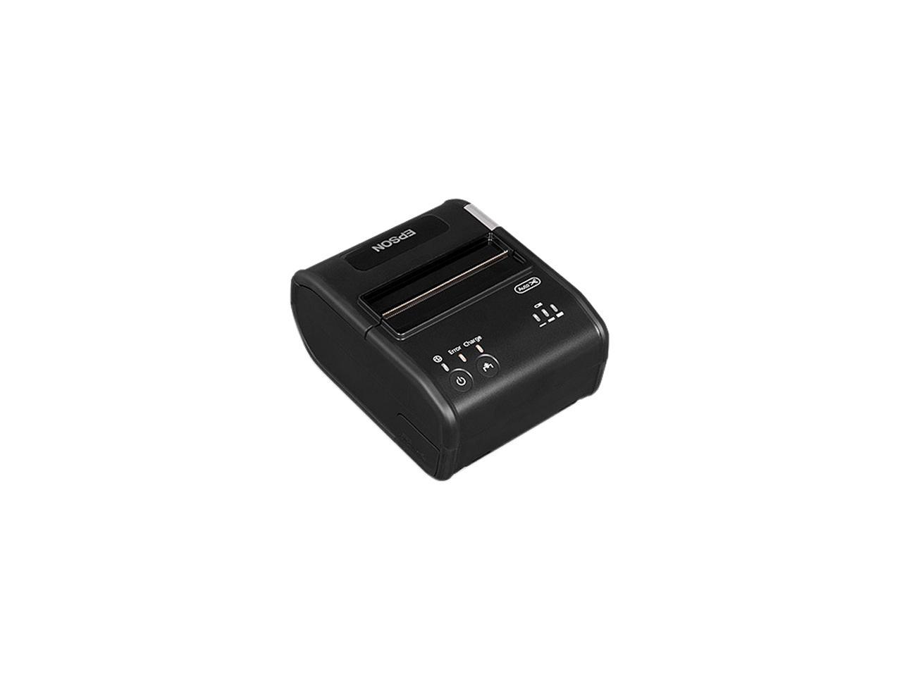 Epson C31CD70751 TM-P80 Plus, 3" Wireless Mobile Receipt Printer, Bluetooth, NFC, Auto-cutter, Black, Battery, Usb Cable, Ps-11 Included